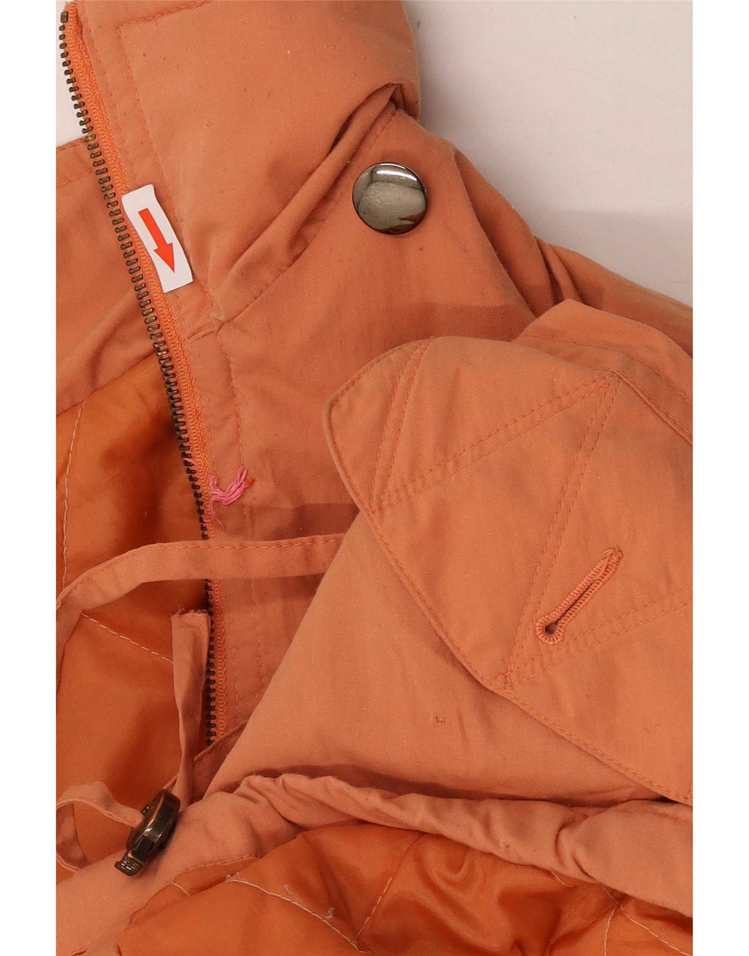 Jaqueta Parka Vintage Feminina UK 18 XL Laranja