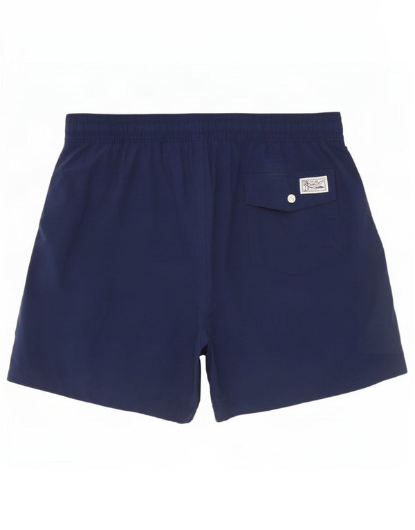Shorts de natação masculino Polo Ralph Lauren XL azul marinho poliéster