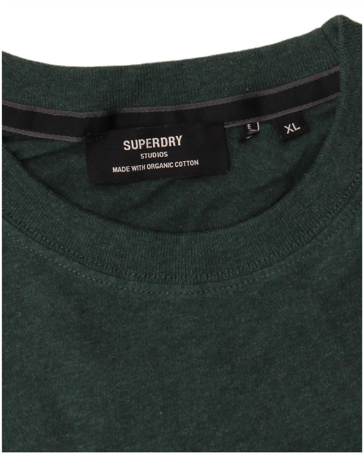Camiseta masculina Superdry Top XL algodão verde