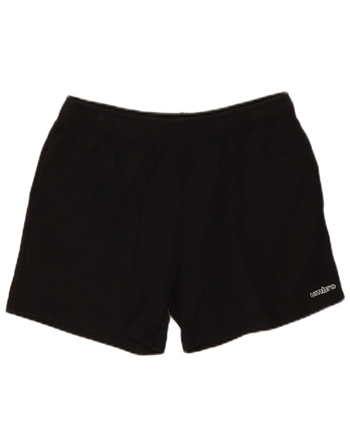 Umbro Mens Sport Shorts Médio Algodão Preto