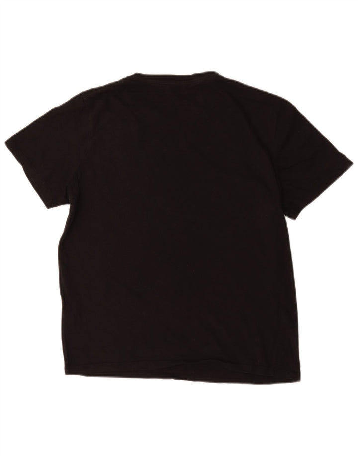Camiseta masculina Jack & Jones top pequeno algodão preto