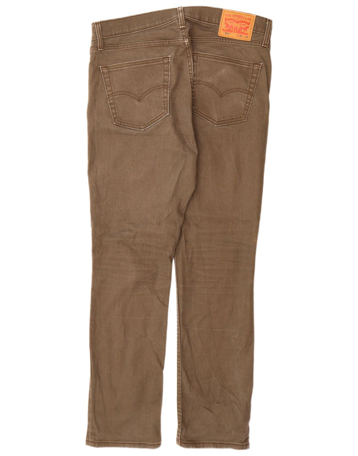Calça Jeans Levis 511 Slim Masculina W36 L32 Cinza Algodão