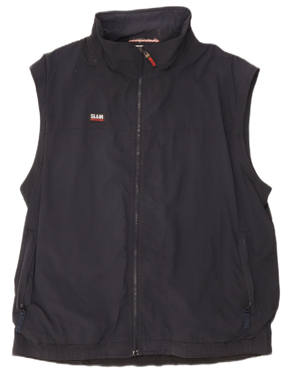 Colete masculino Slam UK 46 3XL nylon azul marinho