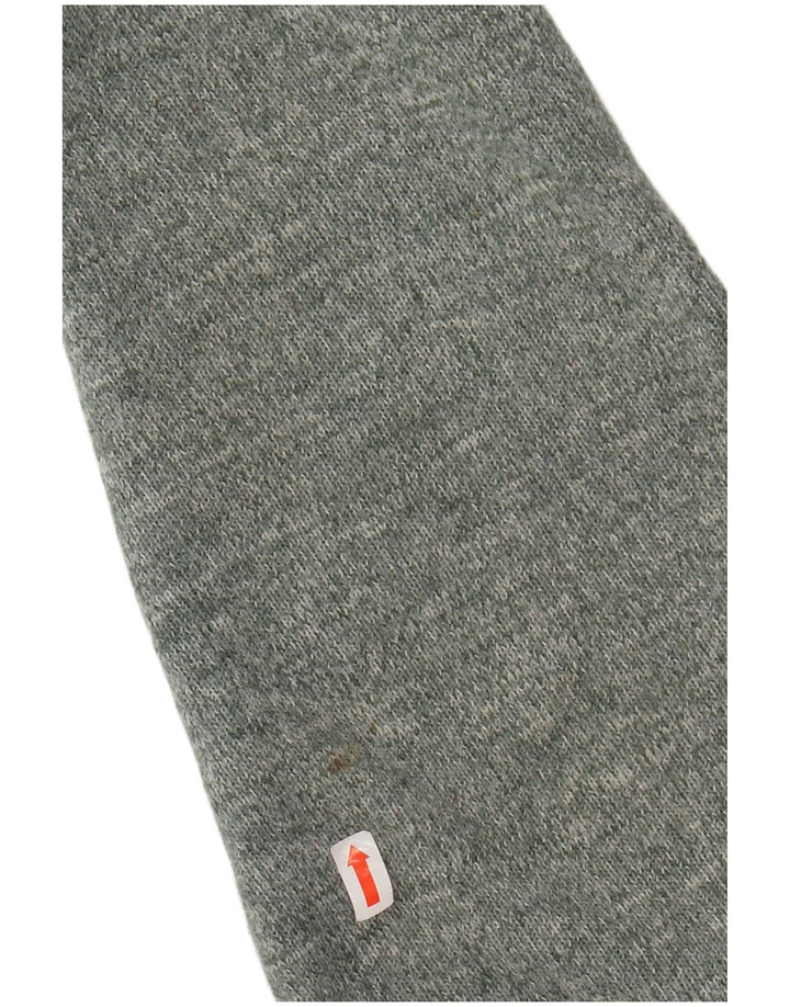 Suéter masculino JOULES com zíper e gola grande em poliéster manchado verde