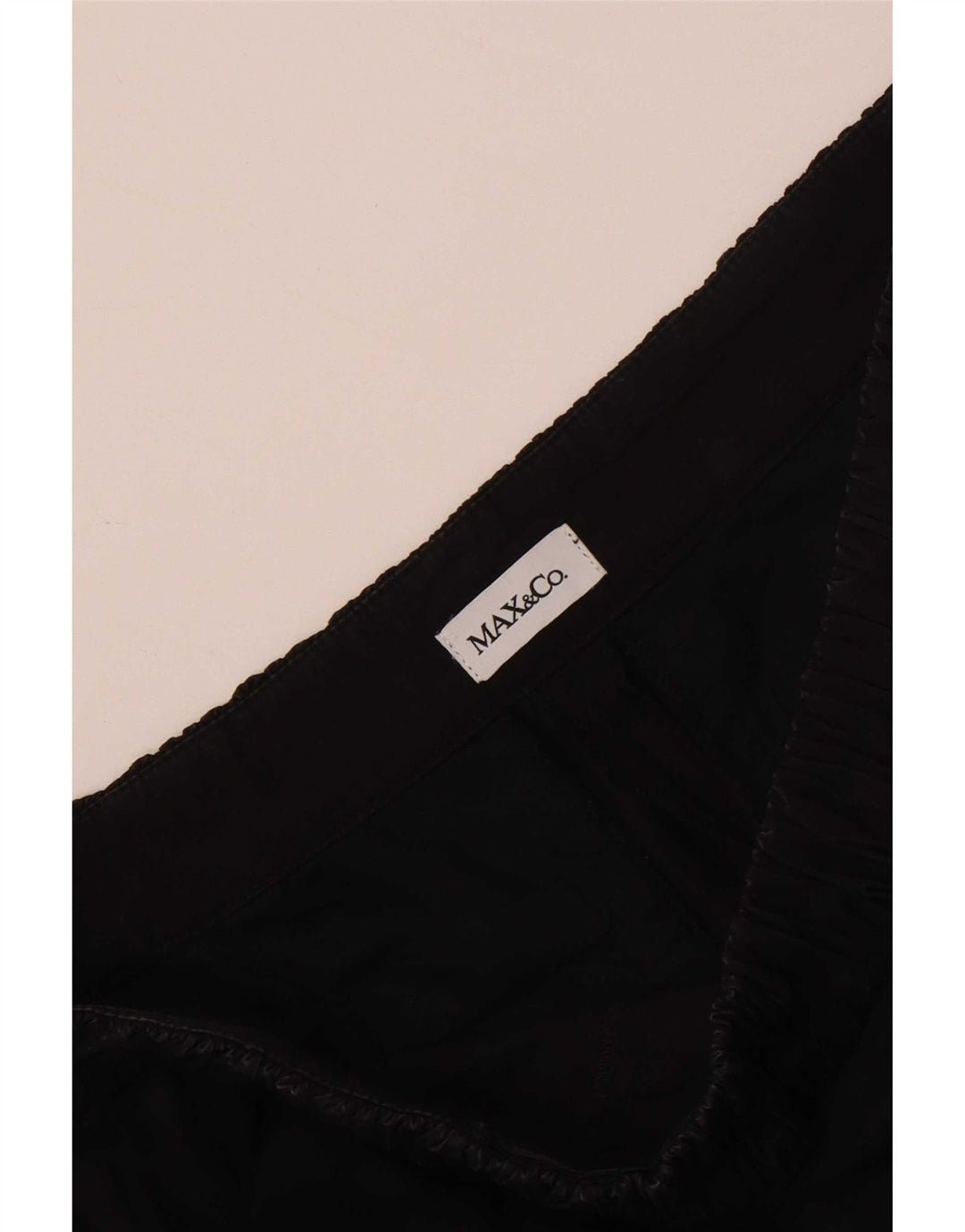 Calça capri feminina de perna larga Max & Co. W30 L21 preta