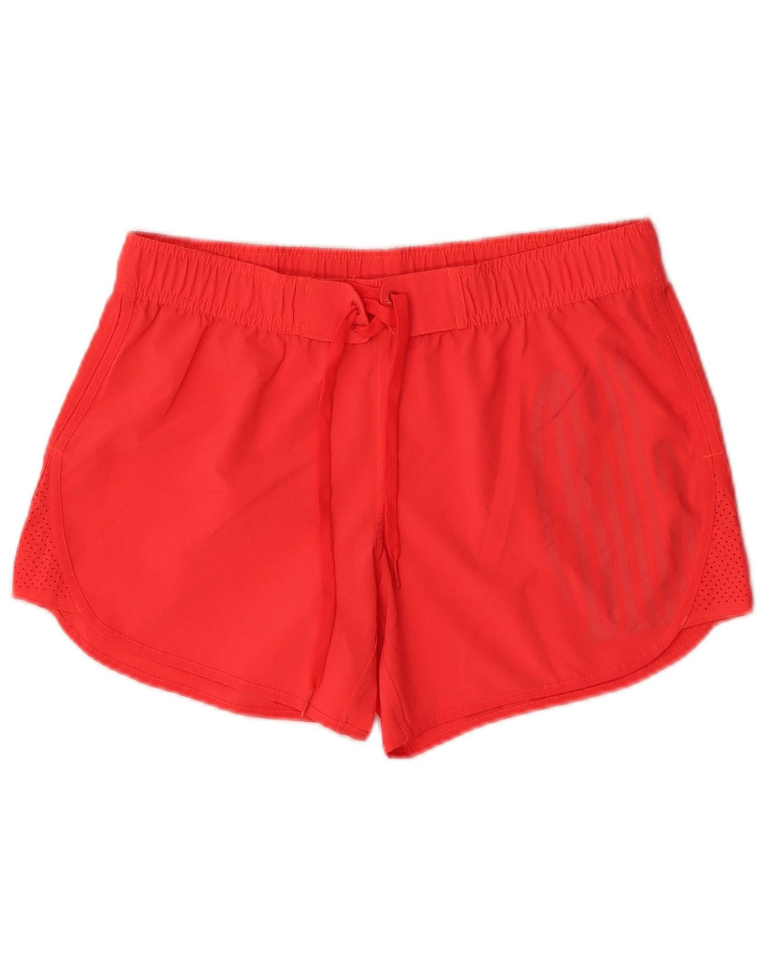 Shorts de natação feminino Billabong gráfico UK 14 poliéster vermelho médio