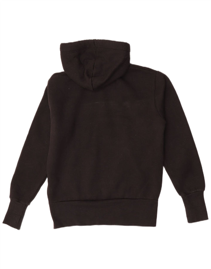 Suéter com capuz gráfico feminino Bench UK 12 algodão preto médio