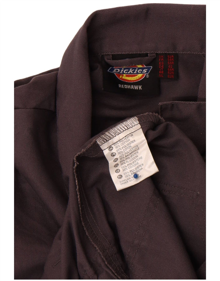 Macacão masculino Dickies Redhawk manga 3/4 Reino Unido 52 5XL cinza poliéster
