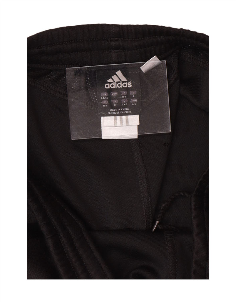ADIDAS Mens Tracksuit Trousers UK 44/46 Large Black Polyester Vintage Adidas and Second-Hand Adidas from Messina Hembry 