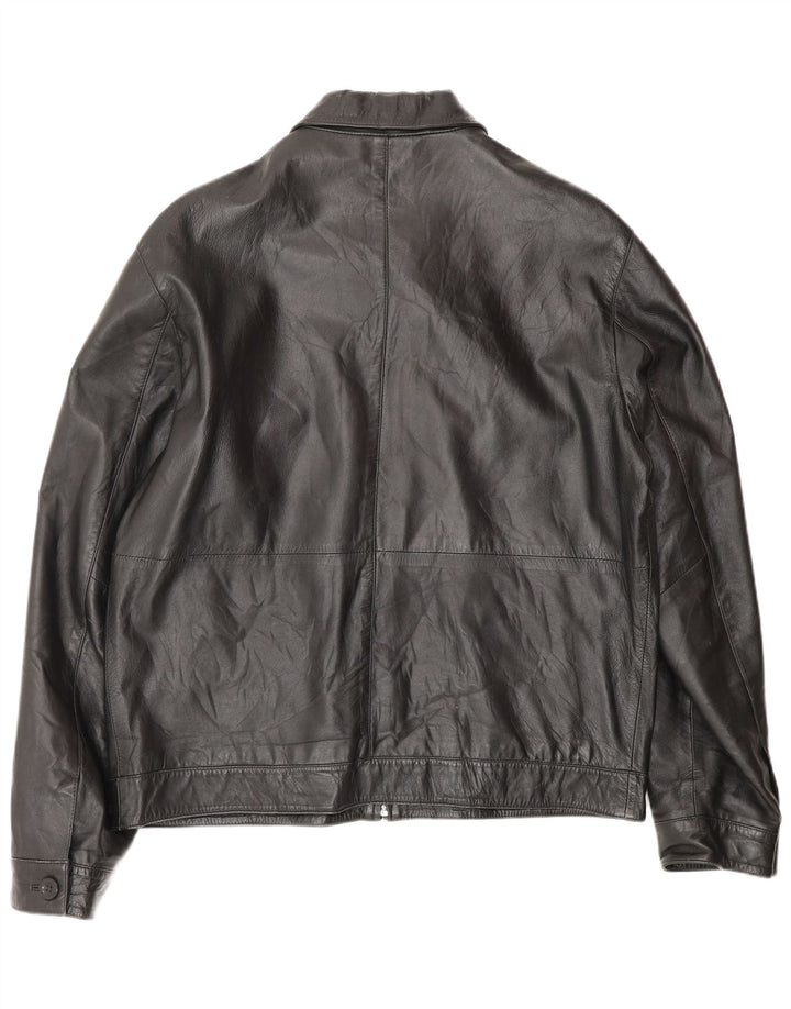 Jaqueta de couro masculina Conbipel IT 54 XL couro preto