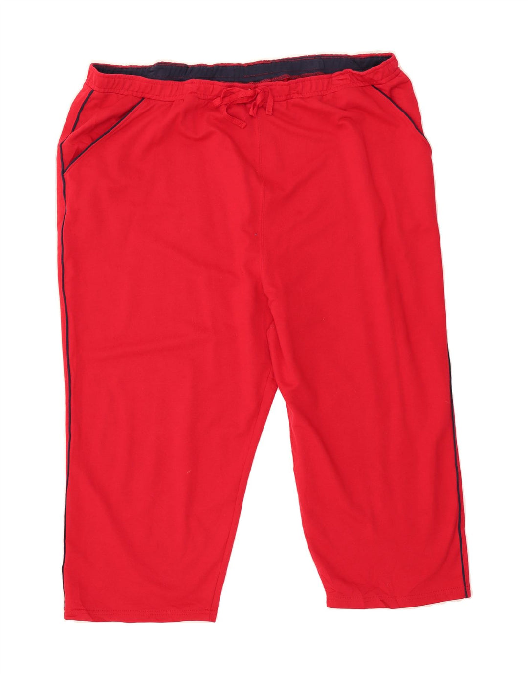 LEE Womens Capri Tracksuit Trousers UK 22 3XL Red Cotton Vintage Lee and Second-Hand Lee from Messina Hembry 