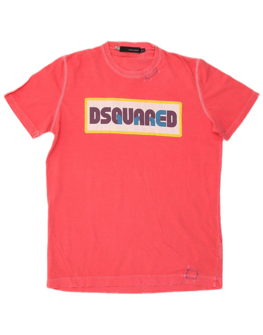 Dsquared2 Camiseta masculina gráfica top pequeno rosa