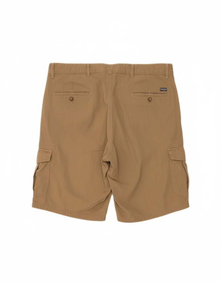 Shorts cargo masculino CARRERA W36 grande algodão bege