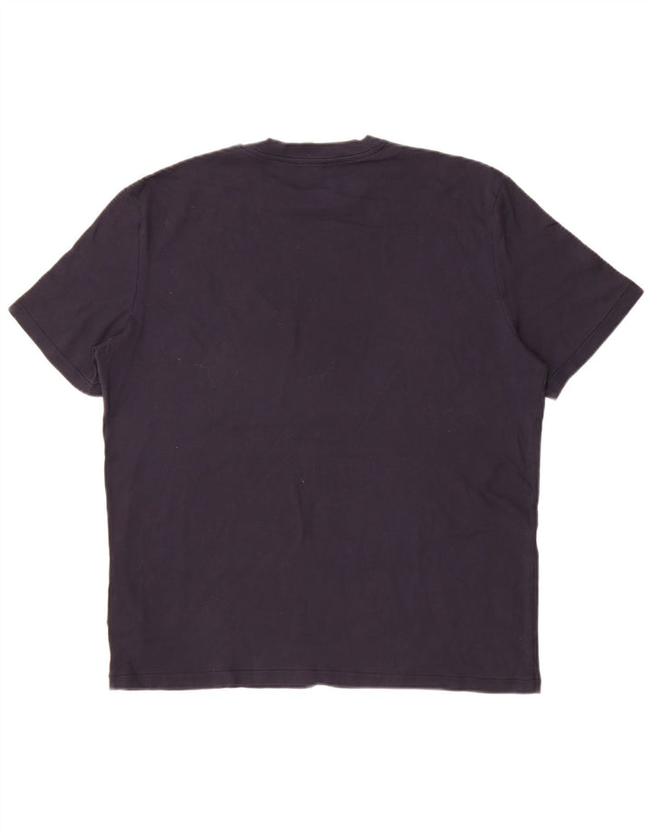 Cos Camiseta Masculina Top Grande Algodão Azul Marinho
