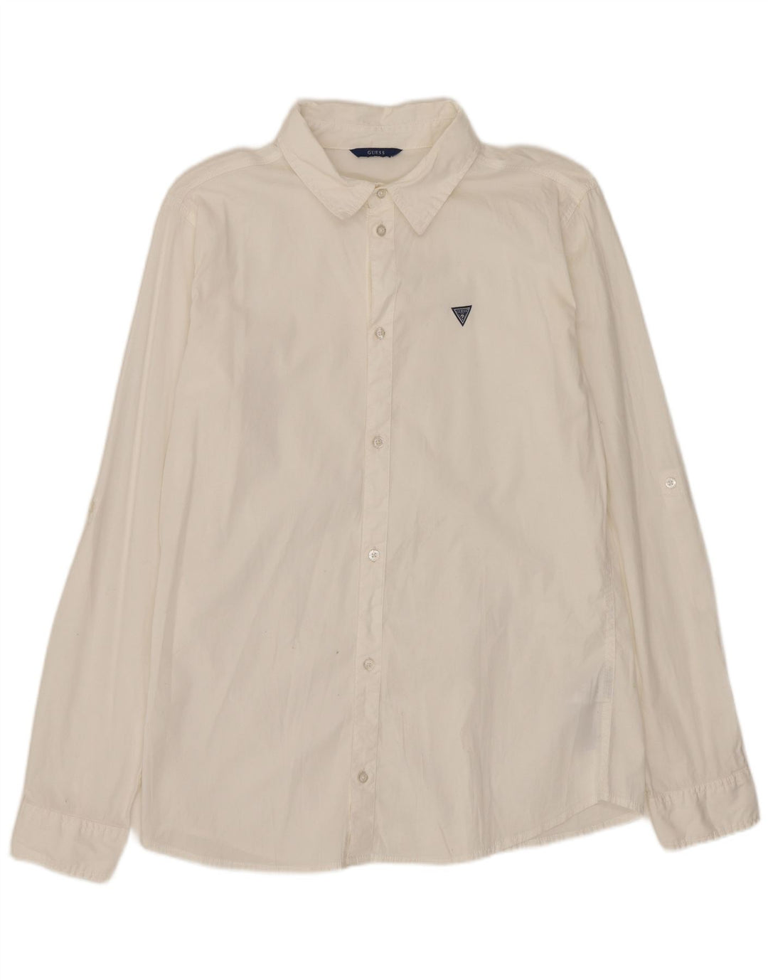 Camisa Guess Menino 15-16 Anos Algodão Branco