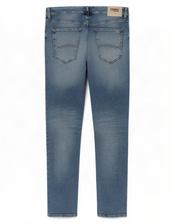 Tommy Hilfiger Mens Skinny Jeans W36 L31 Azul Algodão