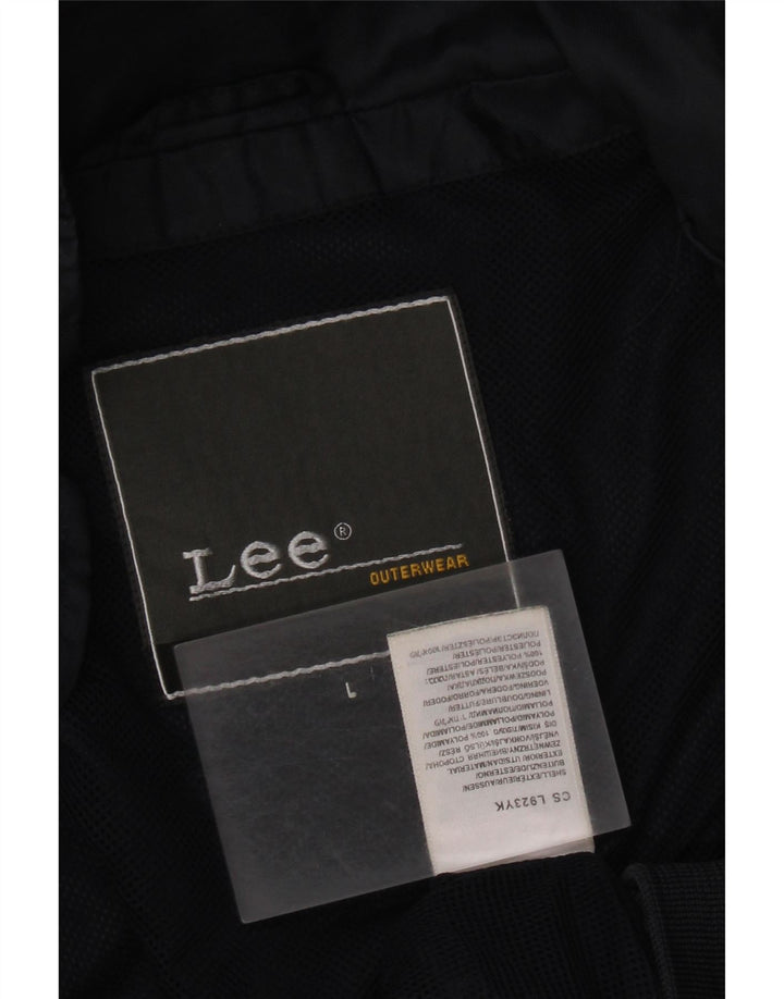 Jaqueta bomber masculina LEE UK 40 grande poliamida azul marinho