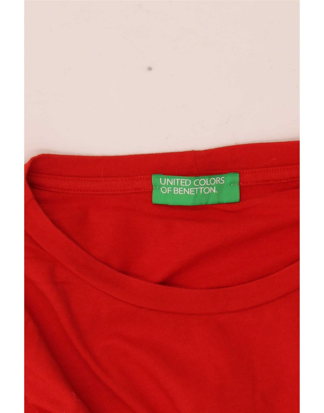 Colete feminino Benetton UK 10 pequeno vermelho