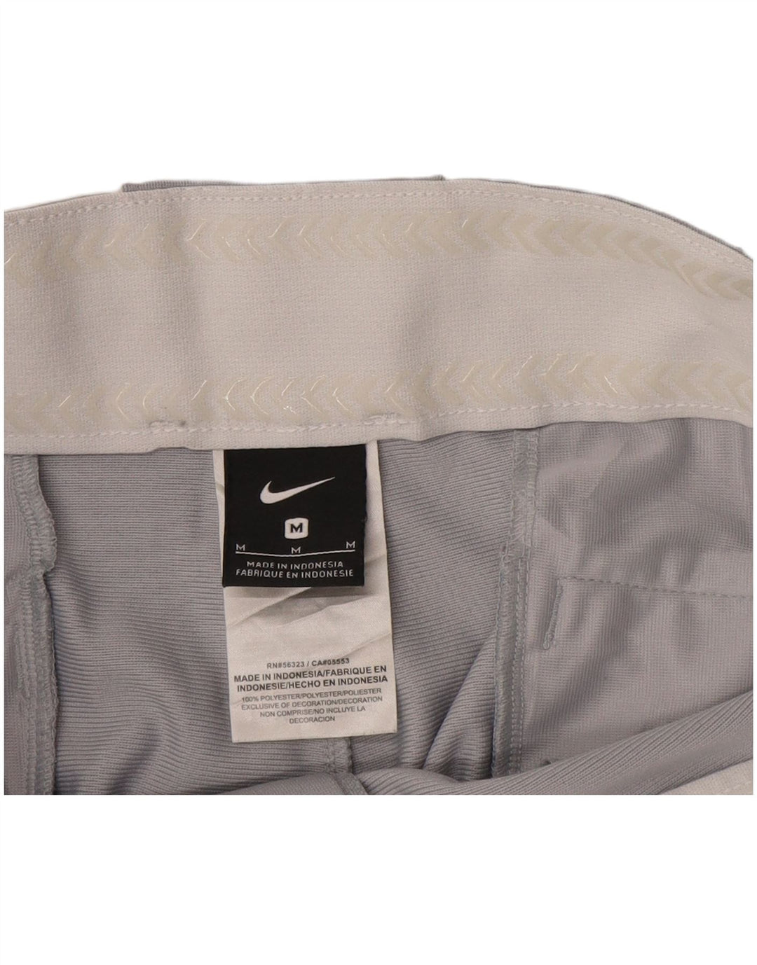 Nike Womens Capri Calças de treino Joggers UK 12 Médio Cinza Poliéster