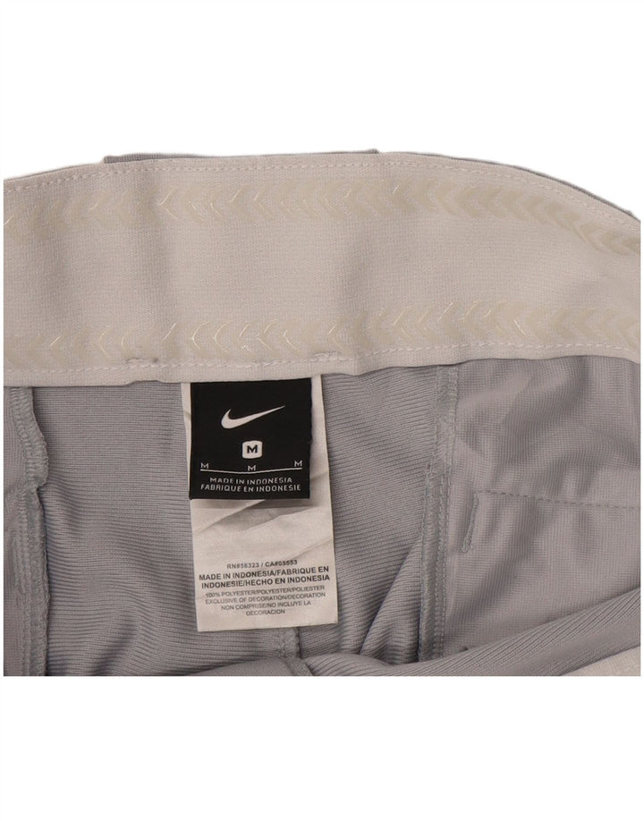 Nike Womens Capri Calças de treino Joggers UK 12 Médio Cinza Poliéster