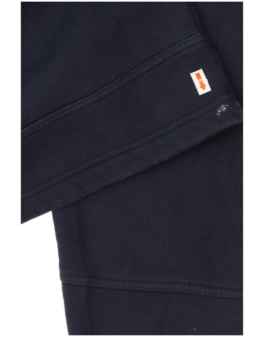 ADIDAS Mens Loose Fit Moletom Jumper Médio Azul Marinho Algodão