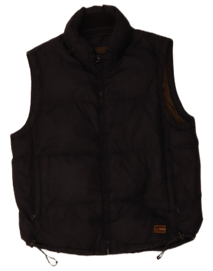 Gas Mens acolchoado Gilet UK 40 grande poliéster preto