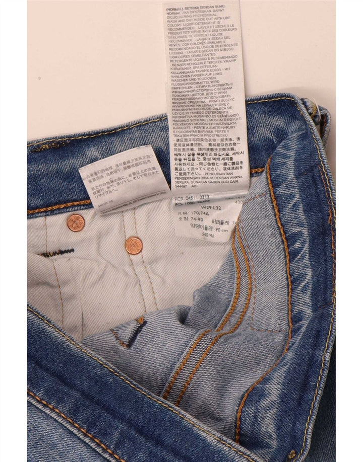 Calça Jeans Levis 511 Slim Masculina W29 L29 Azul Algodão