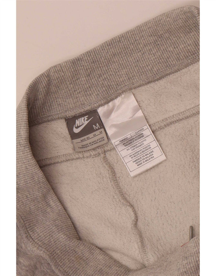 Calça de treino feminina Nike US 8/10 cinza médio manchado de algodão
