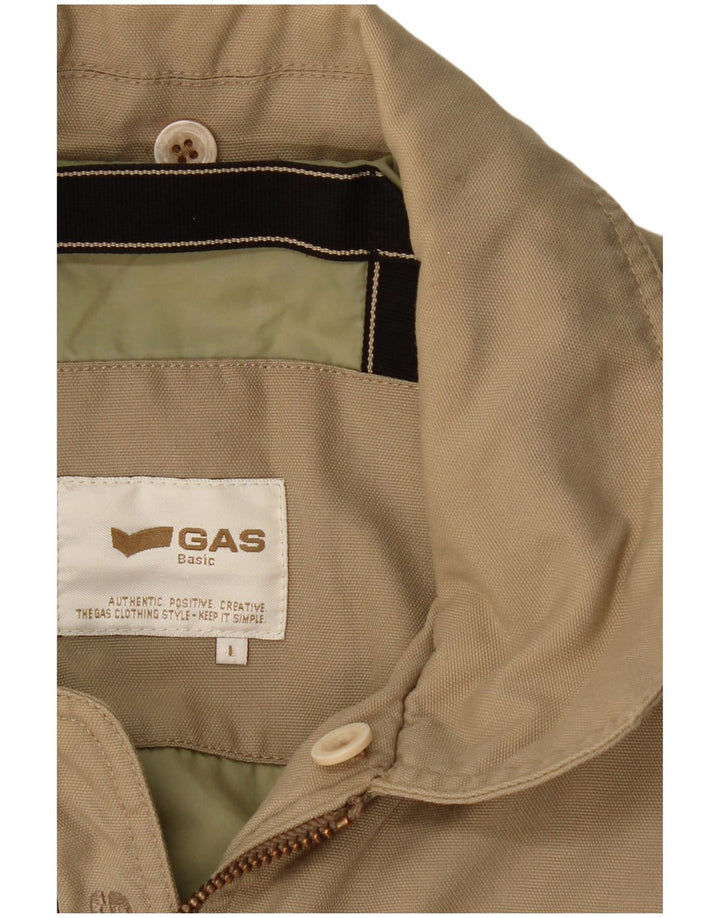 Jaqueta bomber masculina GAS UK 40 grande bege