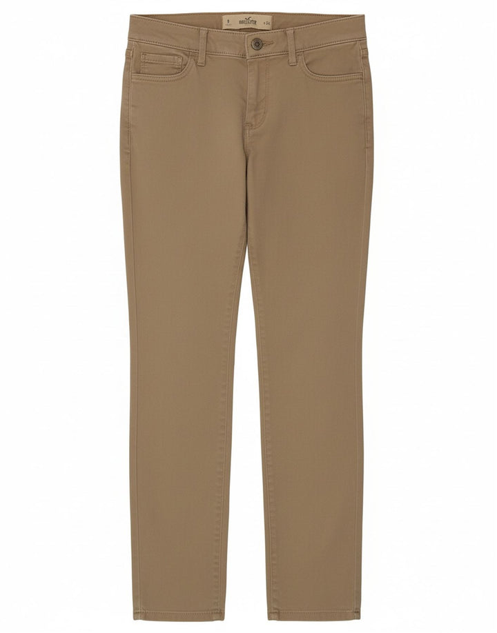 HOLLISTER Womens Slim Chino Trousers W24 L29 Beige Cotton Vintage Hollister and Second-Hand Hollister from Messina Hembry 