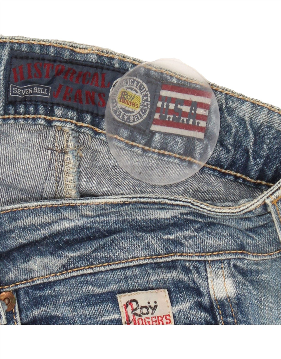 ROY ROGERS Womens Straight Jeans W28 L29 Blue Vintage Roy Rogers and Second-Hand Roy Rogers from Messina Hembry 