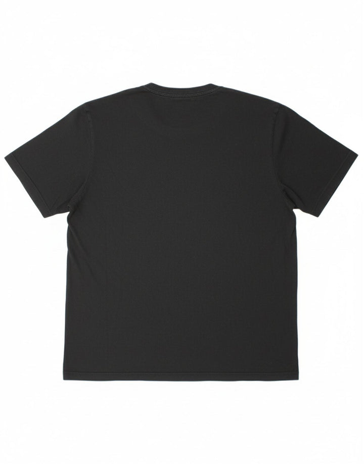 Camiseta masculina Adidas grande algodão preto