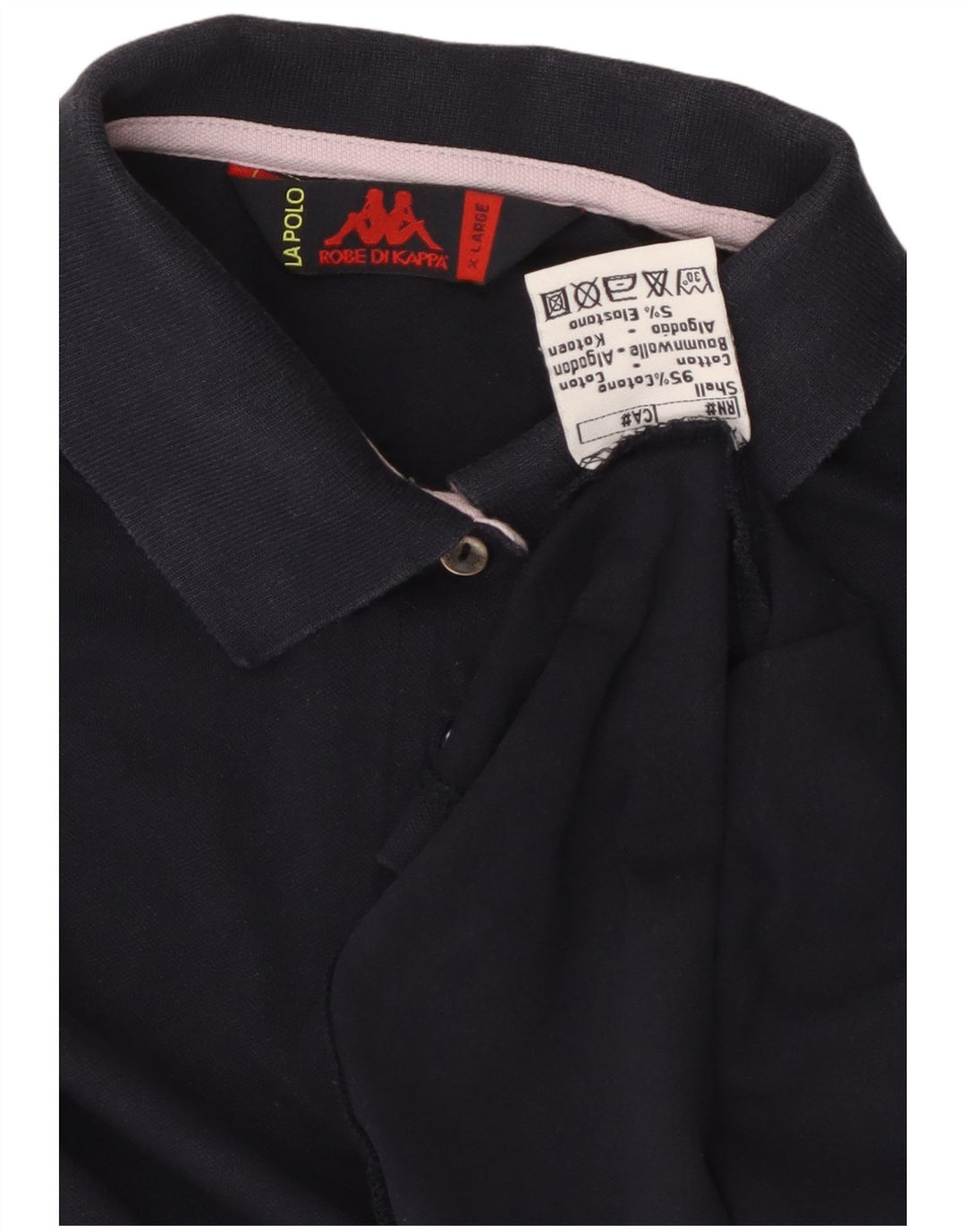 Pólo KAPPA Menina 13-14 Anos XL Azul Marinho Algodão