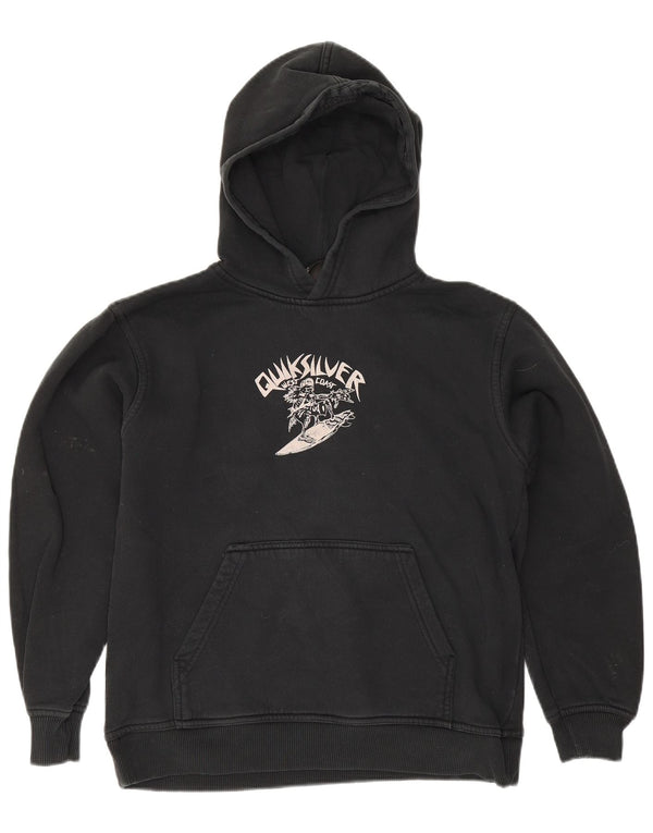 Jumper com capuz gráfico Quiksilver Boys 13-14 anos preto