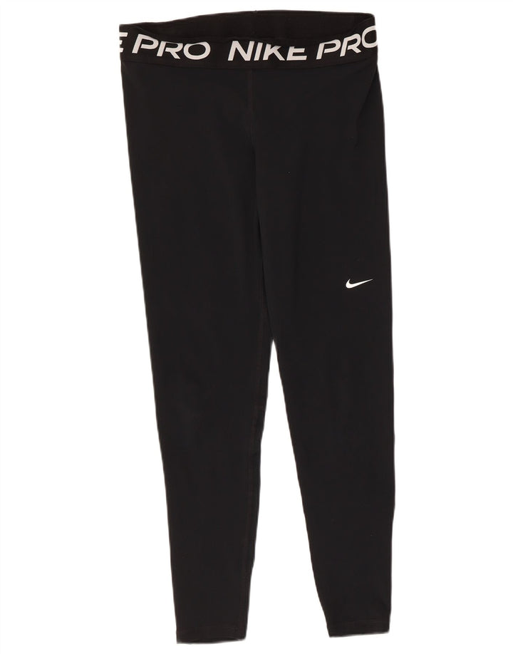Leggings Nike Dri Fit Graphic Femininas Grandes Poliéster Preto