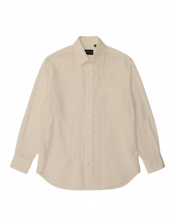 Camisa masculina GIORGIO ARMANI tamanho 39 15 1/2 médio branco