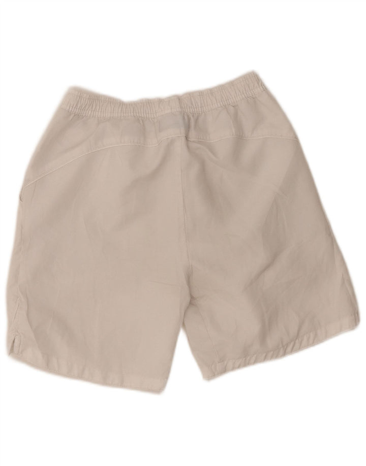 Fred Perry Mens Regular Fit Sport Shorts Médio Poliéster Branco
