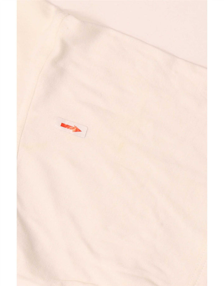 Camiseta masculina gráfica Byblos Top médio algodão branco
