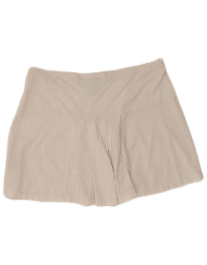 Shorts esportivos femininos Nike UK 14 médio branco