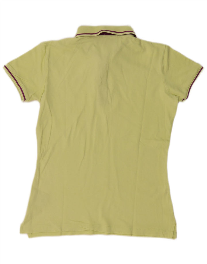 Camisa polo feminina KAPPA UK 14 grande algodão amarelo