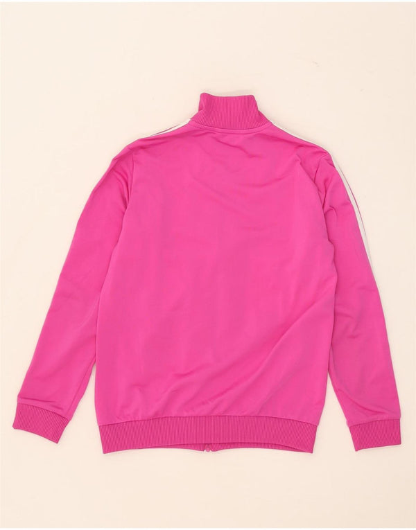 Jaqueta Adidas Meninas Treino Top 11-12 Anos Rosa Colorblock