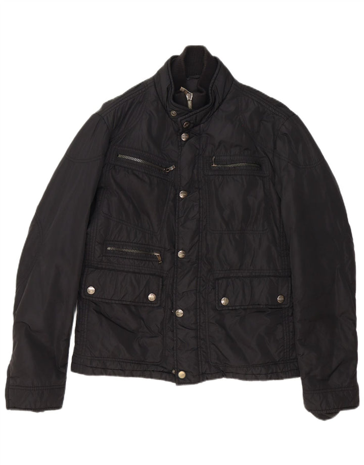 Jaqueta utilitária masculina Brema IT 50 grande poliéster preto