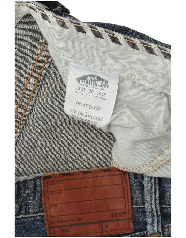 Vans Mens Straight Jeans W32 L32 Azul