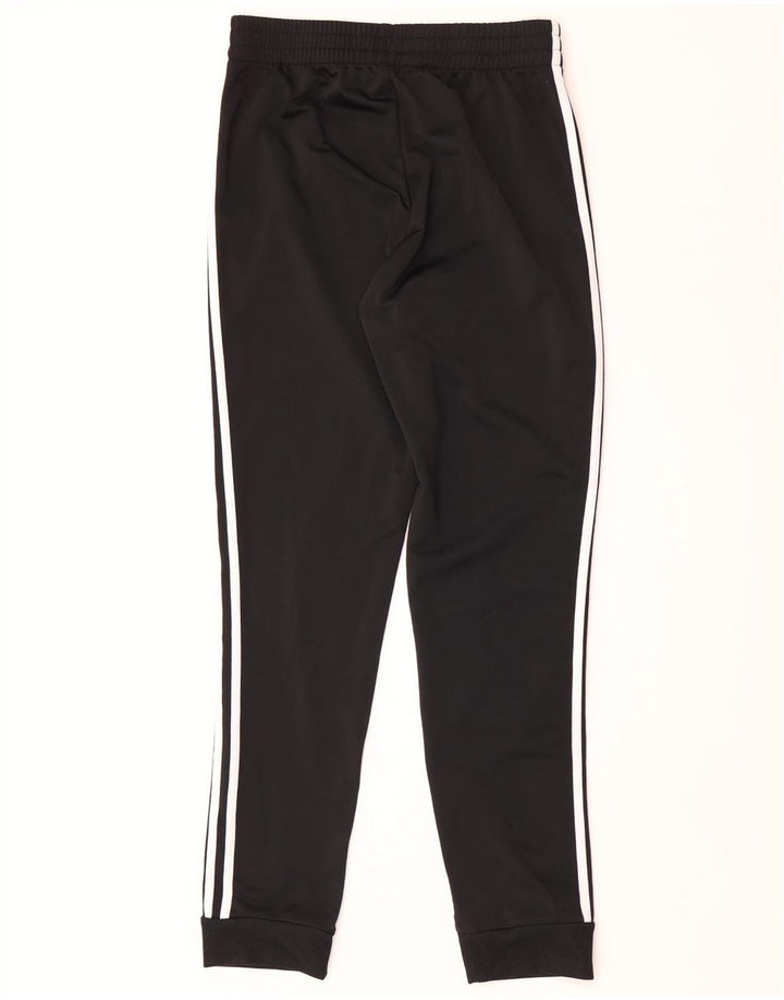 Calça de treino masculina Adidas Joggers UK 38/40 poliéster preto médio