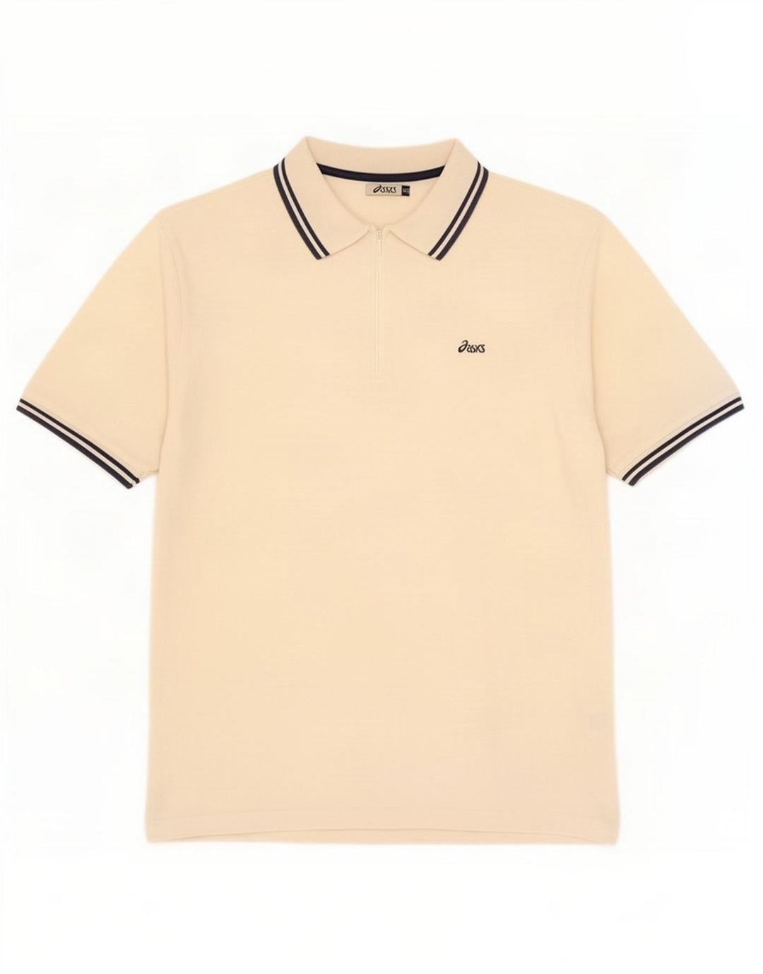 Camisa polo masculina Asics 2XL algodão bege