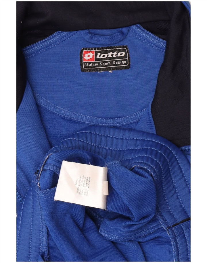 Lotto Mens Treino Top Jacket UK 38/40 Poliéster Colourblock Azul Médio