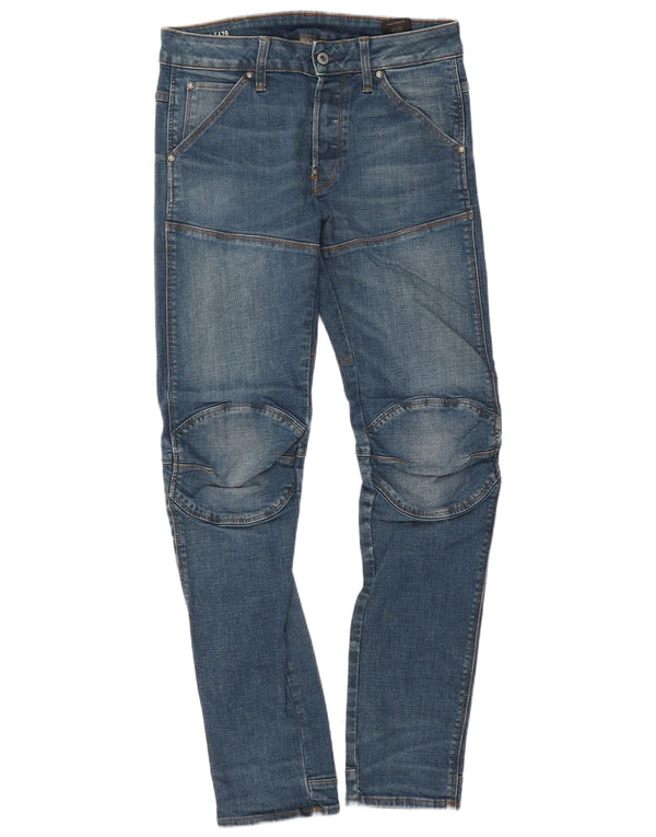 G-Star Masculino 3D Arc Slim Jeans W28 L32 Azul Algodão