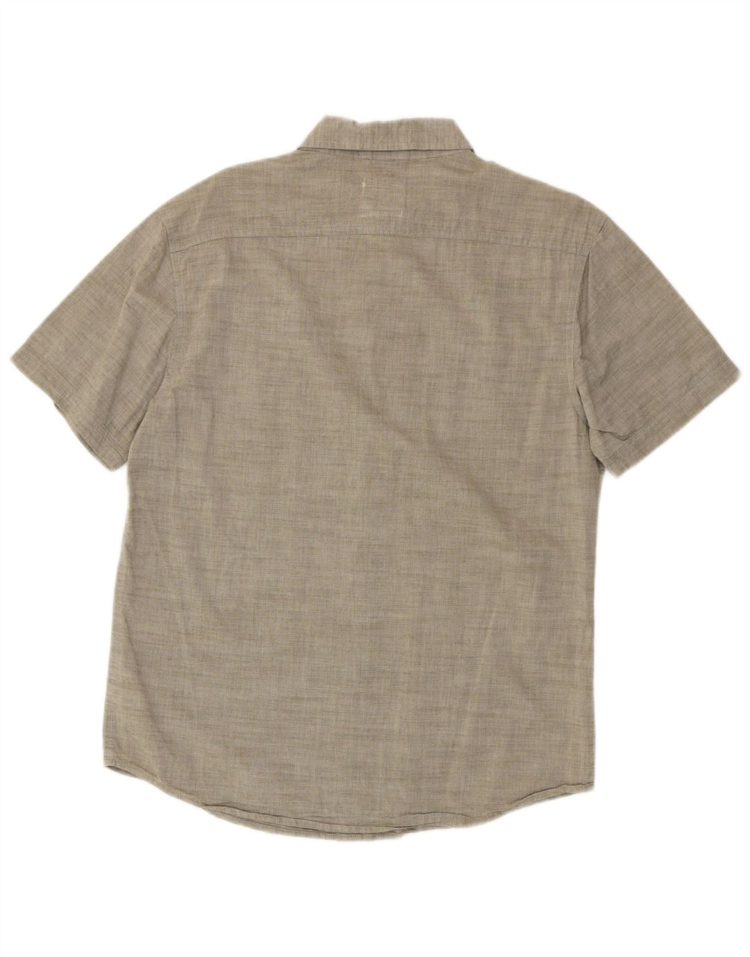 Camisa masculina de manga curta Levi's cinza médio algodão