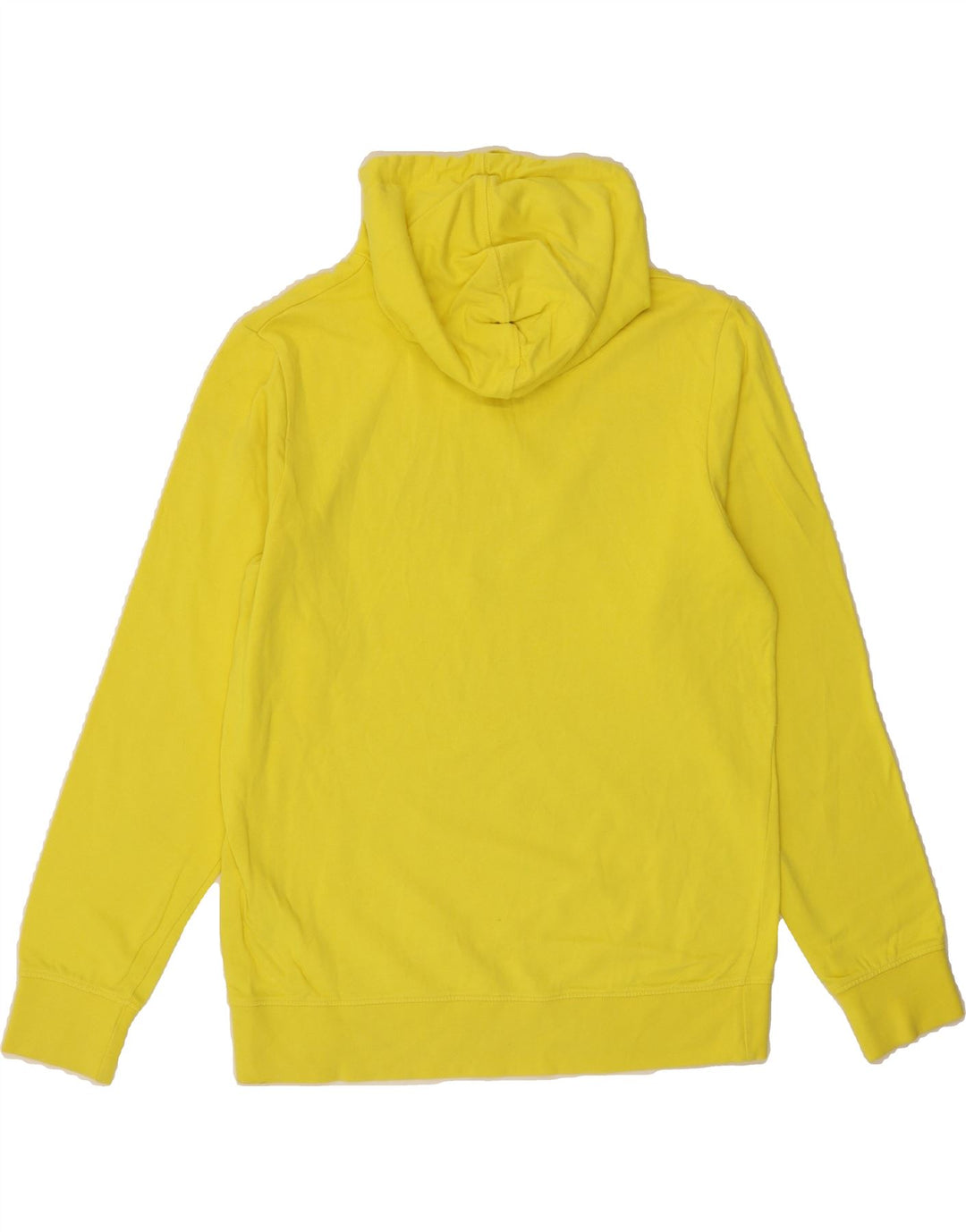 JACK & JONES Mens Graphic Hoodie Jumper Large Yellow Cotton Vintage Jack & Jones and Second-Hand Jack & Jones from Messina Hembry 