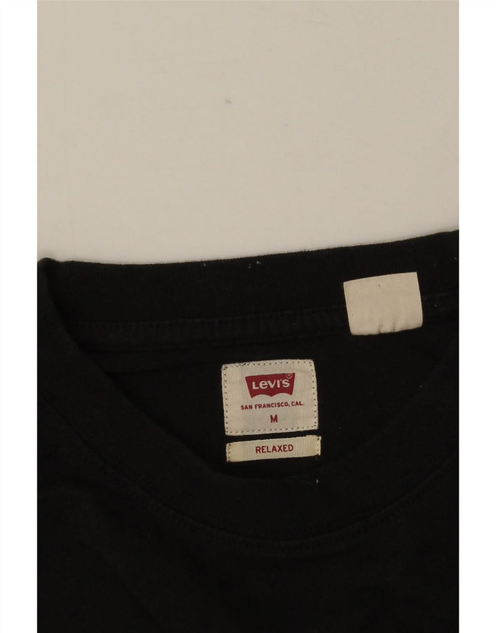 Camiseta masculina relaxada LEVI'S Top médio preto